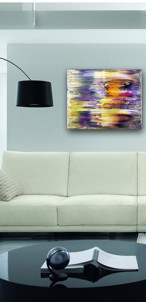 "Speed Demon" - FREE USA SHIPPING + Save Over $100 As A Series - Original PMS Abstract Diptych Oil Paintings On Canvas - 40" x 16" by Preston M. Smith (PMS)