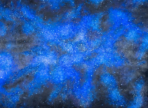 "Starlight night" 80x60cm
