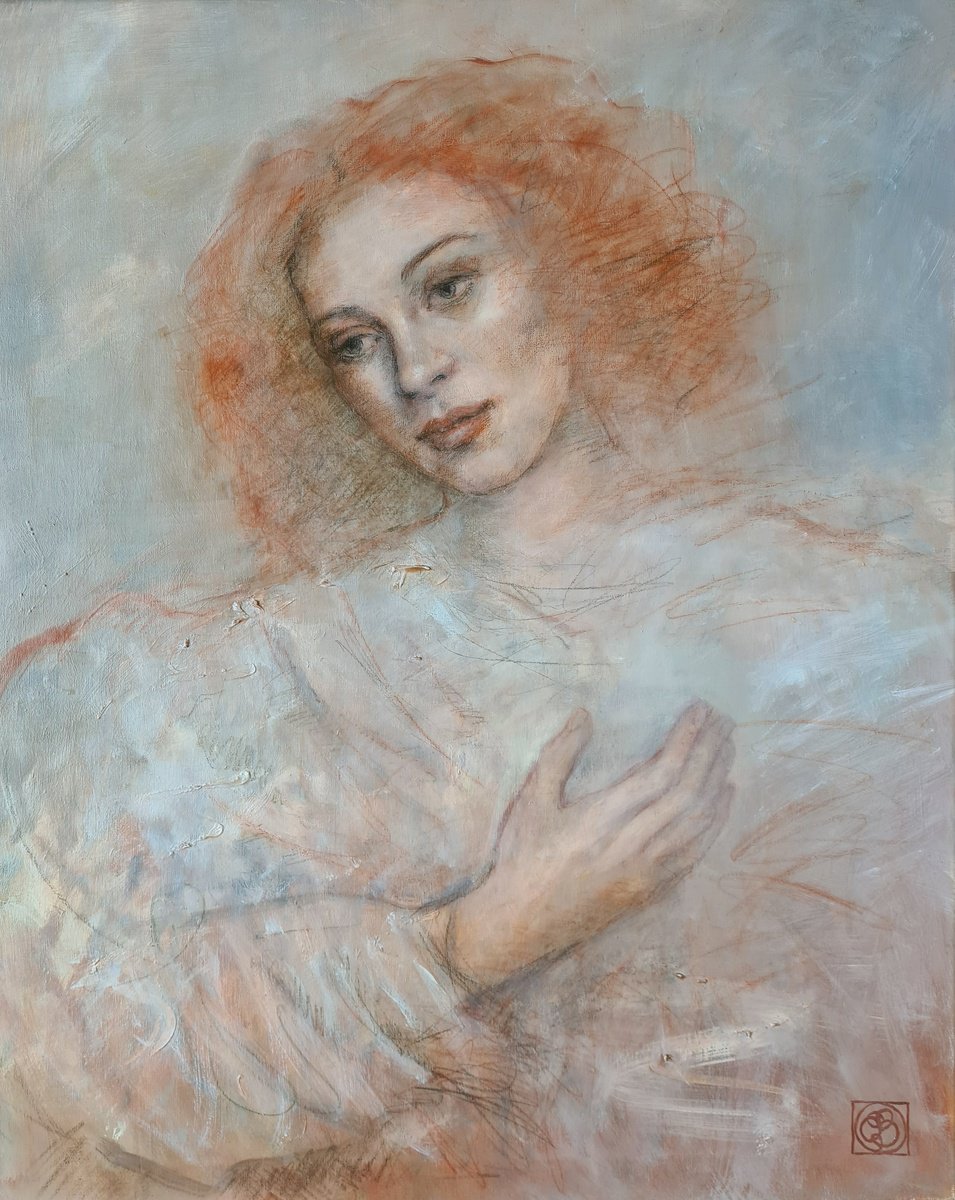 Sanguine Lady (inspired by Rubens) by Katia Bellini