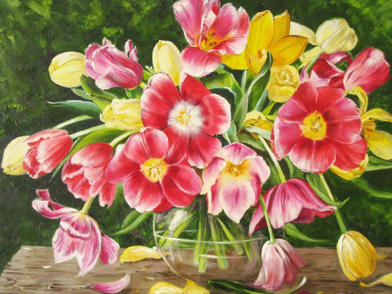 Tulips Still life Painting