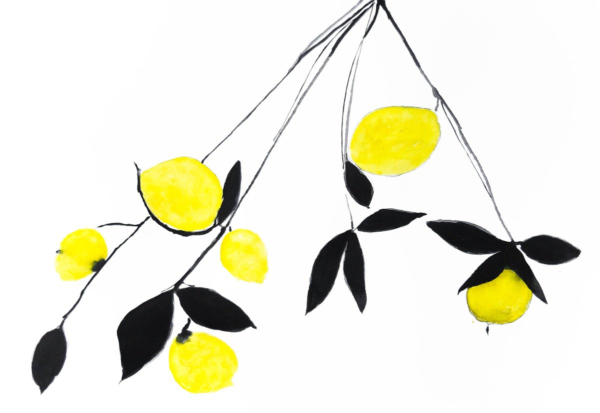 Yellow Lemon by Nadia Moniatis