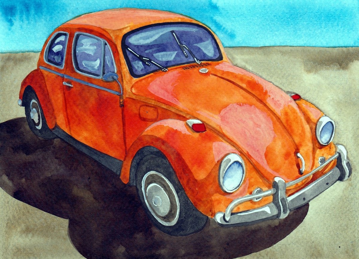 Orange Beetle by Terri Kelleher