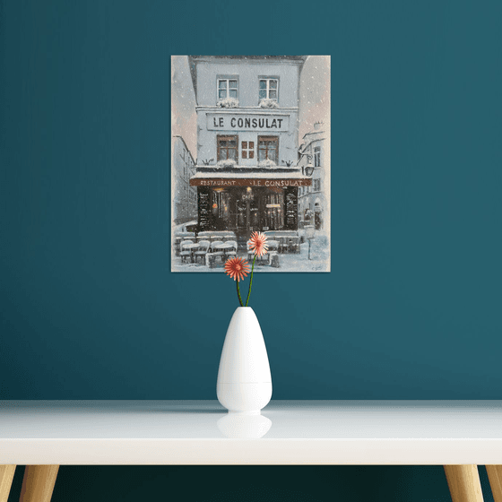 Le Consulat cafe winter