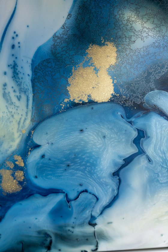Ocean Abstract Fluid Painting