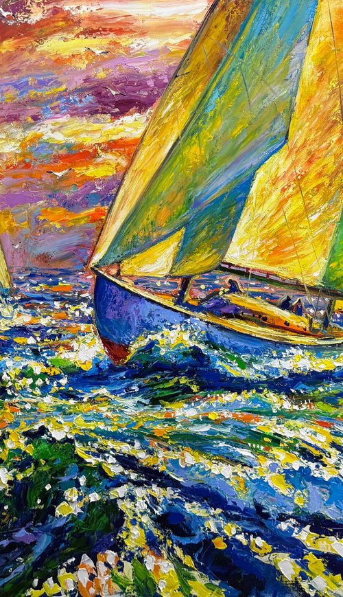 Sails of freedom by Andrii Chebotaru