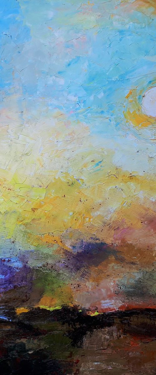 Infinite space (100x100cm) by Simon Tünde