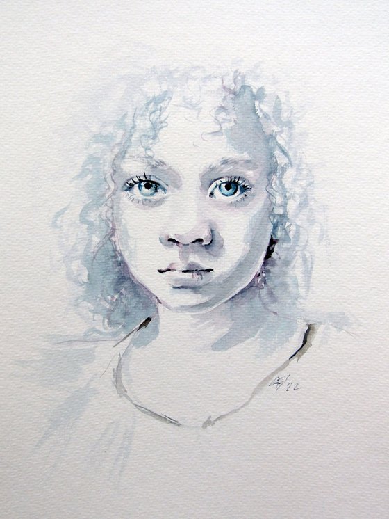 Portrait of a little girl
