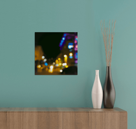 City Lights 6. Limited Edition Abstract Photograph Print  #1/15. Nighttime abstract photography series.