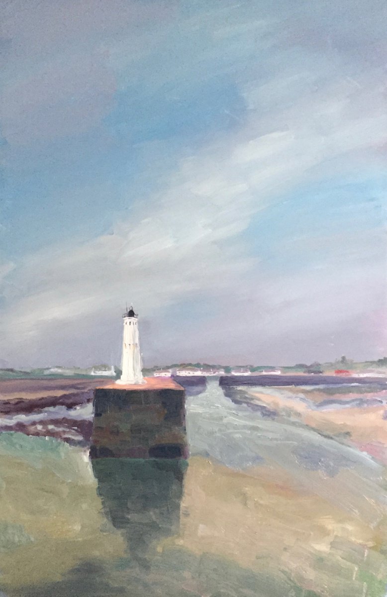 Impressionistic Landscape Oil Painting By Stephen Howard Harrison, 30 X 43", 