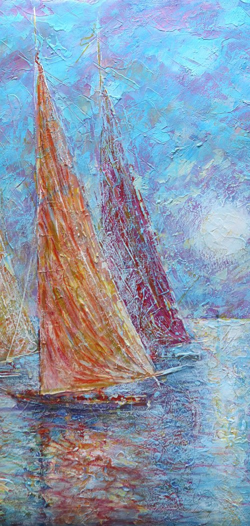Golden Sails by Rakhmet Redzhepov