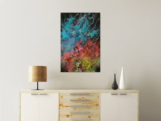 "Colorful Waves" Seascape painting