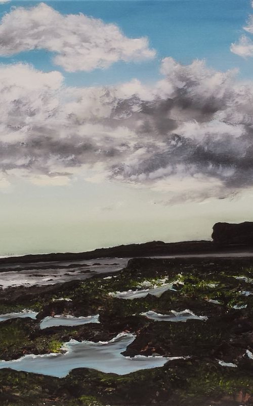 Hilbre at Twilight by Hazel Thomson