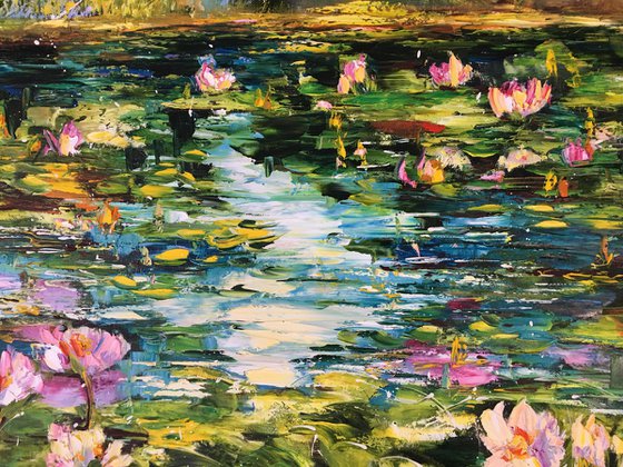 Pond with Water Lilies