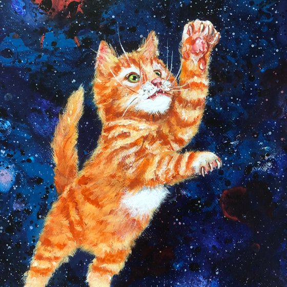 Ginger kittens in space #2