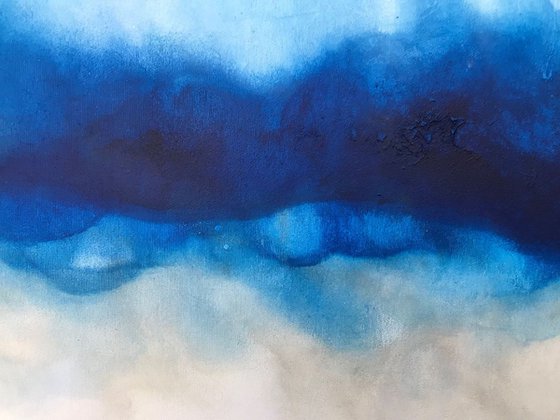 misty blues (140 x 70 cm) Dee Brown