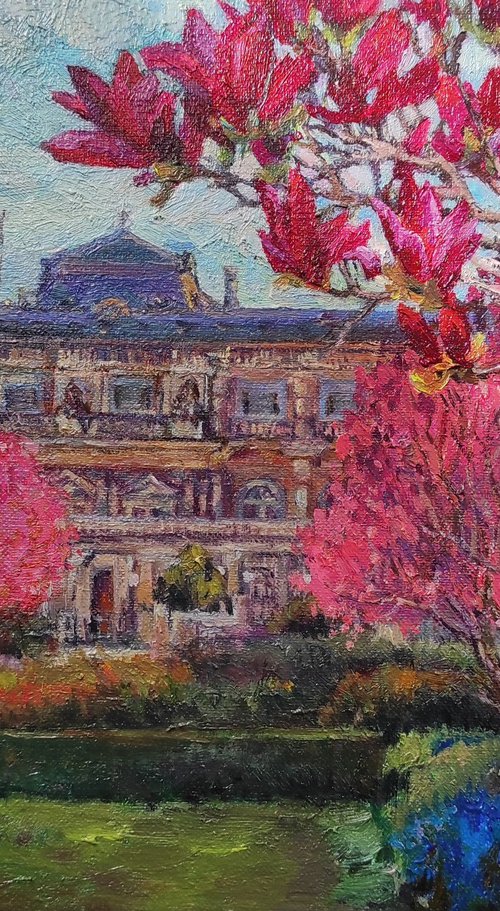 Paris - original artwork, oil painting by Tetiana Borys