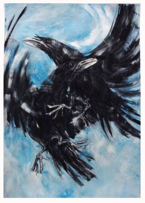 Crow Crossing 2 by John Sharp