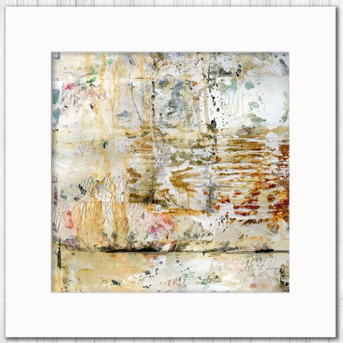 Connective Dance 13 - Highly Textured Abstract Collage Painting by Kathy Morton Stanion by Kathy Morton Stanion