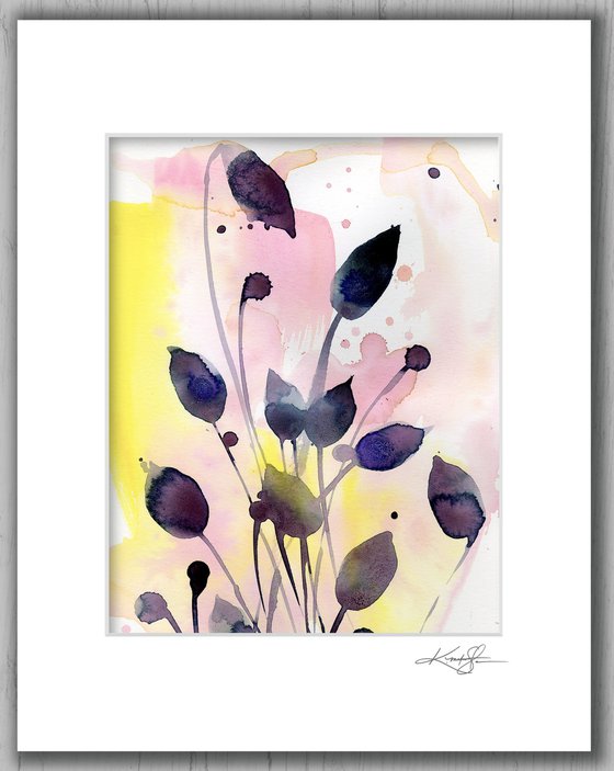 Organic Abstract 205 - Flower Painting by Kathy Morton Stanion