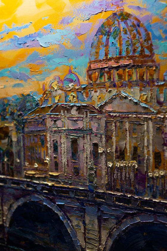 Rome. Original oil painting