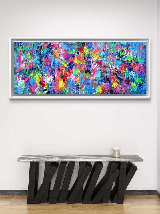 Palette 7 - Large Colorful Abstract Painting