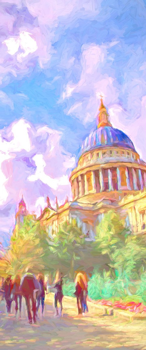 St Paul's Cathedral 2 - London by KM Arts