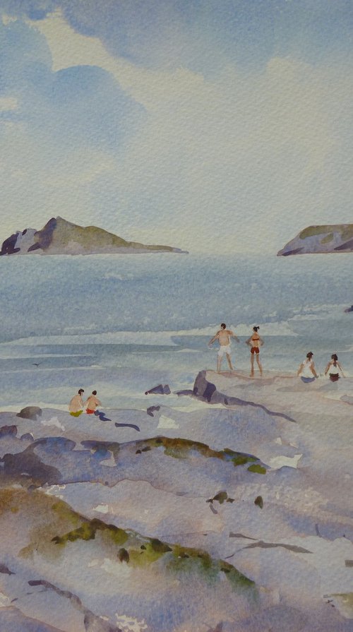 Swimming at Malahide by Maire Flanagan