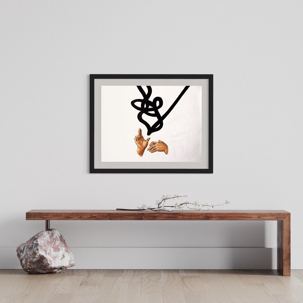 Portrait Oil Painting By Anzhelika Klimina, 28 X 21, Prayer - Symbol, Original Artwork