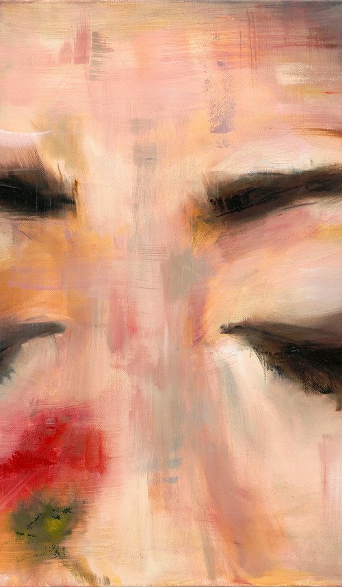 GRACE / close up woman's portrait by Anna Miklashevich
