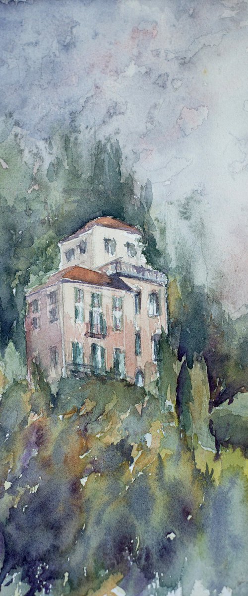 Varenna, town on Lake Como by Oleksandra Skrypchenko