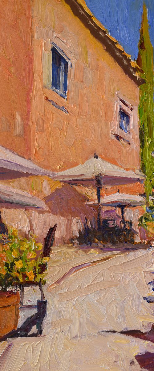 Street With Umbrellas, Italy by Suren Nersisyan