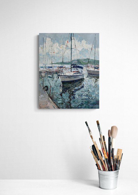 Yachts in the Harbor