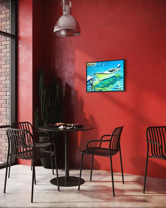 Resting on Emerald Waters