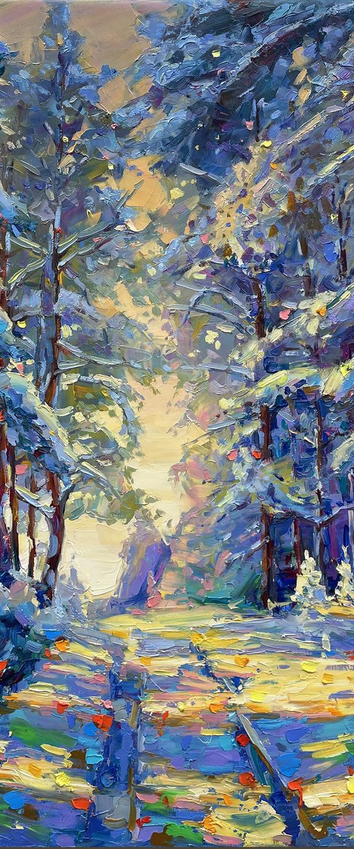 "winter forest" by Evgeny Chernyakovsky