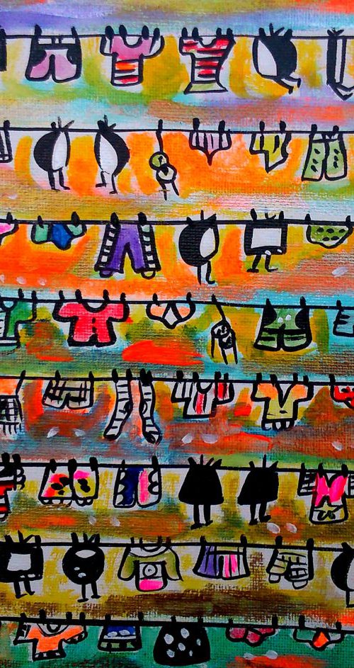 The fantastic Laundry Televisions by Maria Luisa  Azzini