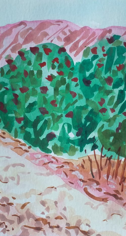 Woodland at Bahia las Rocas II by Kirsty Wain