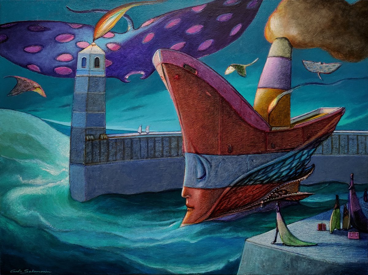 THE SHIP OF FLYING DREAMS by Carlo Salomoni