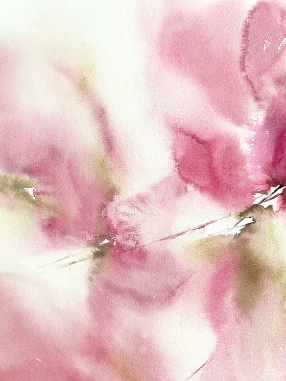 Abstract flowers bouquet