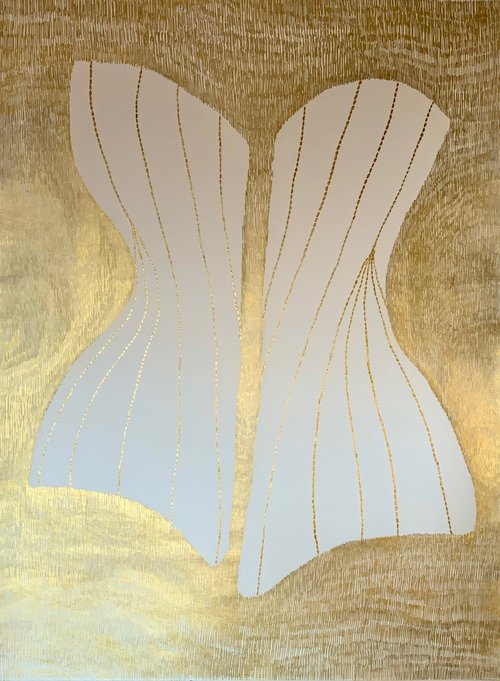 Shimmering corset by MALGORZATA KRAKOWIAK