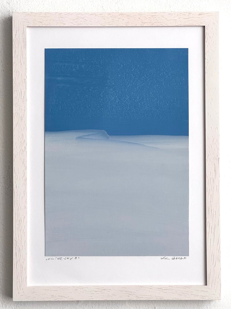 Winter Sky 3 By Katrin Roth, 8 X 12, Artwork For Sale On Artfinder
