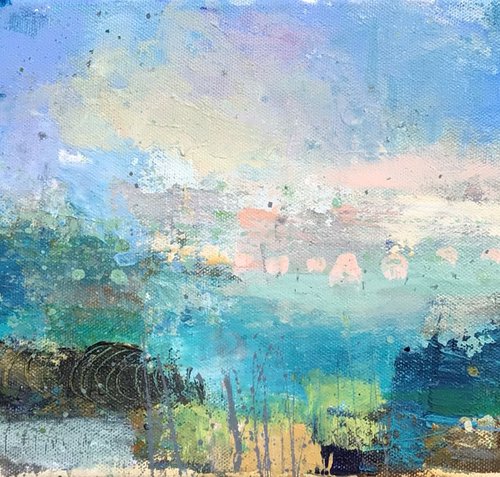 Black Sands, Blue Clouds (on exhibition) by Sandy Dooley