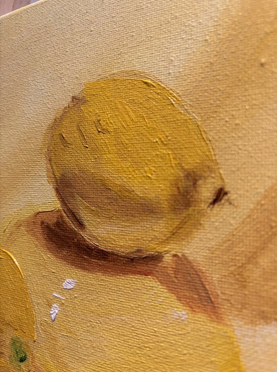 Yellow on Yellow: Lemon Still Life
