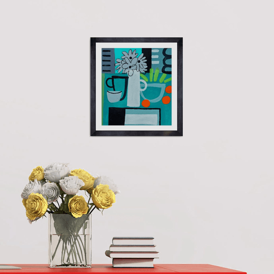 Still Life with 3 Oranges