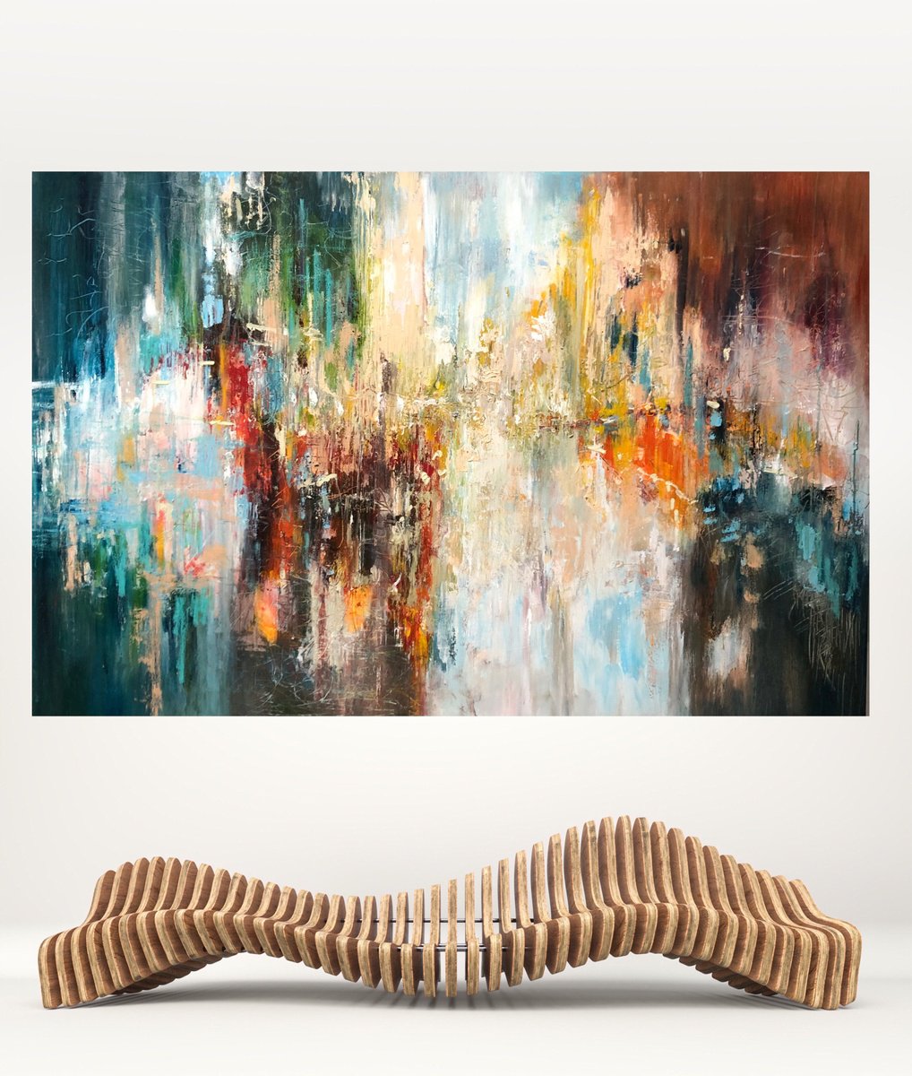 Pulse Of Time-2 By Snezana Djordjevic, 45 X 30, Artwork For Sale On Artfinder