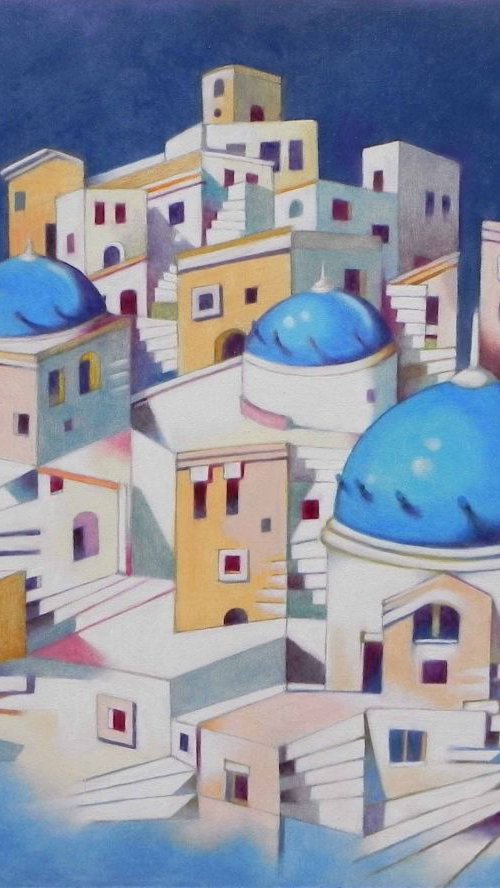 memory of Santorini by Federico Cortese