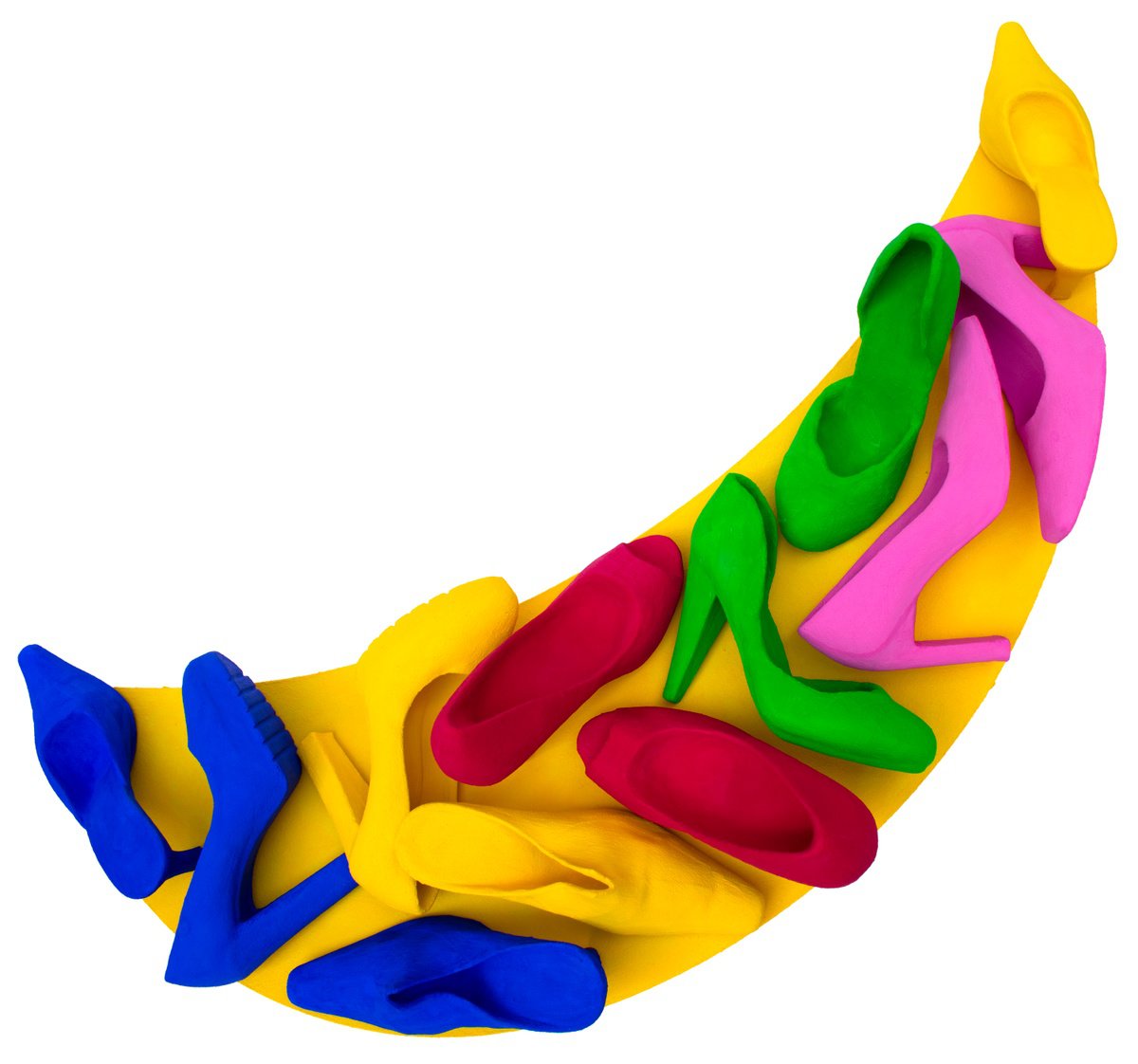 Abstract Sculpture , Commedia Italiana By Milena Nicosia, 37 X 33, Artwork For Sale On Artfinder