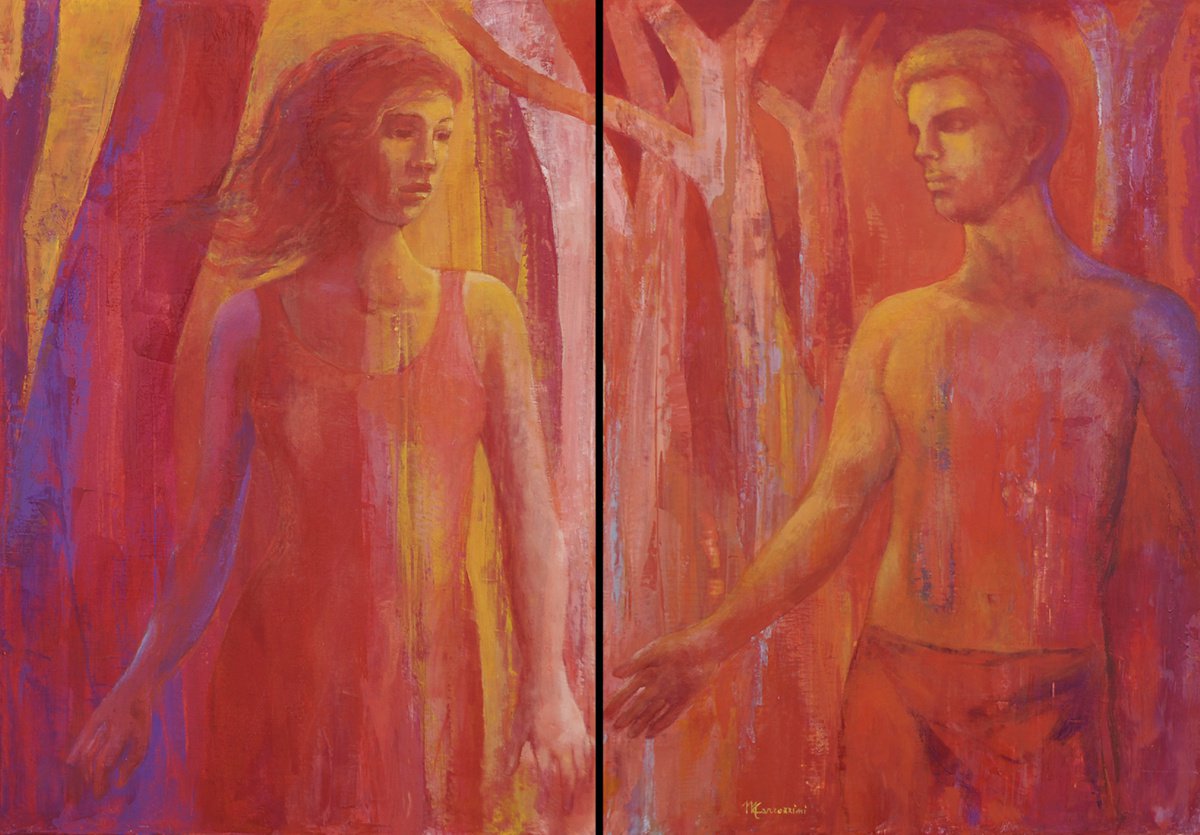 Expressive Painting , Nessuna Notte i? Infinita By Marcello Carrozzini, 39 X 28, Artwork For Sale On Artfinder