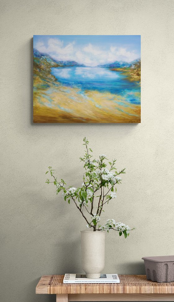 Gold seascape