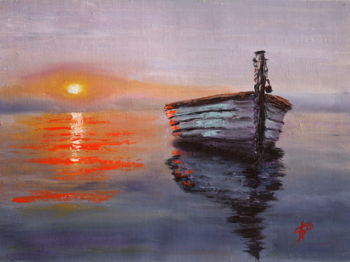 Eventide By Salana Art / Svetlana Samovarova, 16 X 12, Artwork For Sale On Artfinder