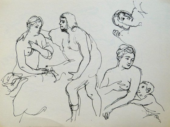 Study of Rubens 6, 24x32 cm